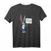 Obstaculos Son Oportunidades - Lustiges Hase mit Schild T-Shirt für Männer, Frauen und Kinder, günstige Geschenkidee mit motivierendem Spruch