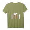 Damen Sprungreiten T-Shirt mit Hasen, das über Hindernisse springt – Lustiges Pferdesport-Shirt für Reiterinnen