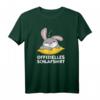 Offizielles Schlafshirt mit Hasenmotiv – Lustiges Nachthemd, Schlafanzug & Pyjama für Damen, Herren & Kinder – Perfektes Geschenk für Langschläfer & Morgenmuffel
