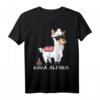 Lustiges Alpaka mit Kackhaufen T-Shirt - Witziges Lama Design mit Sonnenbrille für Kinder & Tierliebhaber