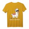 Lustiges Alpaka mit Kackhaufen T-Shirt - Witziges Lama Design mit Sonnenbrille für Kinder & Tierliebhaber