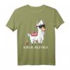 Lustiges Alpaka mit Kackhaufen T-Shirt - Witziges Lama Design mit Sonnenbrille für Kinder & Tierliebhaber