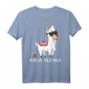 Lustiges Alpaka mit Kackhaufen T-Shirt - Witziges Lama Design mit Sonnenbrille für Kinder & Tierliebhaber