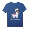 Lustiges Alpaka mit Kackhaufen T-Shirt - Witziges Lama Design mit Sonnenbrille für Kinder & Tierliebhaber
