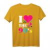 I Love the 90s Retro Vintage Motto Party T-Shirt - Perfektes Outfit für 90er Jahre Partys & Nostalgie Fans