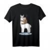 Lustiges Faultier schläft auf Alpaka Lama T-Shirt - Süßes Tiermotiv für Tierliebhaber, Kinder, Frauen und Männer, ideales Geschenk für Geburtstag & Weihnachten