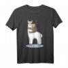 Lustiges Faultier schläft auf Alpaka Lama T-Shirt - Süßes Tiermotiv für Tierliebhaber, Kinder, Frauen und Männer, ideales Geschenk für Geburtstag & Weihnachten