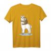 Lustiges Faultier schläft auf Alpaka Lama T-Shirt - Süßes Tiermotiv für Tierliebhaber, Kinder, Frauen und Männer, ideales Geschenk für Geburtstag & Weihnachten
