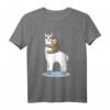 Lustiges Faultier schläft auf Alpaka Lama T-Shirt - Süßes Tiermotiv für Tierliebhaber, Kinder, Frauen und Männer, ideales Geschenk für Geburtstag & Weihnachten