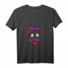 Damen HapFrog - My Kid Has Paws T-Shirt mit V-Ausschnitt für Katzen- und Hundeliebhaberinnen