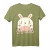 Annyeonghaseyo + Süßer Hase T-Shirt – Koreanisch Hallo in Hangul für K-POP Fans, Korea Drama & Südkoreanische Kultur Liebhaber