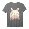 Annyeonghaseyo + Süßer Hase T-Shirt – Koreanisch Hallo in Hangul für K-POP Fans, Korea Drama & Südkoreanische Kultur Liebhaber