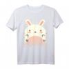 Annyeonghaseyo + Süßer Hase T-Shirt – Koreanisch Hallo in Hangul für K-POP Fans, Korea Drama & Südkoreanische Kultur Liebhaber