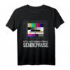 70er, 80er & 90er Jahre Party Kostüm - Vintage Testbild T-Shirt für Retro Themenpartys & Geburtstagsgeschenke