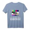 70er, 80er & 90er Jahre Party Kostüm - Vintage Testbild T-Shirt für Retro Themenpartys & Geburtstagsgeschenke