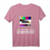 70er, 80er & 90er Jahre Party Kostüm - Vintage Testbild T-Shirt für Retro Themenpartys & Geburtstagsgeschenke