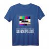 70er, 80er & 90er Jahre Party Kostüm - Vintage Testbild T-Shirt für Retro Themenpartys & Geburtstagsgeschenke