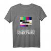 70er, 80er & 90er Jahre Party Kostüm - Vintage Testbild T-Shirt für Retro Themenpartys & Geburtstagsgeschenke