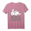 Offizielles Schlafshirt Pyjama Kaninchen Hasen Fun Geschenk – Lustiges Schlafoutfit für Damen, Herren und Teenager, perfekt als Geburtstags- oder Tierliebhaber-Geschenk