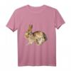 Hase Kaninchen Zwergkaninchen Hasenbesitzer T-Shirt - Minimalistisches Tierliebhaber-Shirt für Hasebesitzer, Züchter & Tierschützer