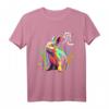 Buntes Häschen T-Shirt für das Jahr des Hasen 2023 - Chinesisches Sternzeichen Outfit für Geburtstage und Osterfeiern