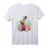 Buntes Häschen T-Shirt für das Jahr des Hasen 2023 - Chinesisches Sternzeichen Outfit für Geburtstage und Osterfeiern