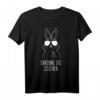 Kaninchen Damen Mittelfinger T-Shirt – Lustiges Bunny Design mit Spruch für humorvolle Frauen, ideal für Alltag & Freizeit