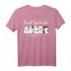 St. Gertrud von Nivelles Schutzpatron der Katzen-Liebhaber T-Shirt – Religiöses Geschenk für Katzenfans, Kommunion, Taufe, Weihnachten & Ostern