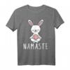 Lustiges Yoga Hase T-Shirt für Meditation und Zen - Perfektes Geschenk für Yoga Liebhaber, Buddhismus & Entspannung