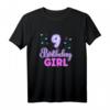 9. Geburtstag Mädchen T-Shirt - Süßes Geschenk und Geburtstagsdeko für Mädchen, Tochter, Enkelin & Nichte