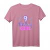 9. Geburtstag Mädchen T-Shirt - Süßes Geschenk und Geburtstagsdeko für Mädchen, Tochter, Enkelin & Nichte