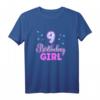 9. Geburtstag Mädchen T-Shirt - Süßes Geschenk und Geburtstagsdeko für Mädchen, Tochter, Enkelin & Nichte