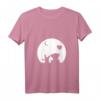 Damen Hasi Bär Valentinstag Outfit – Liebe Paar Hase Bärchen T-Shirt mit V-Ausschnitt, perfektes Geschenk für den Valentinstag & Freunde