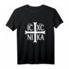 IC XC Nika Kreuz T-Shirt - Orthodoxes Griechisches Christentum, Religiöses Geschenk für Ost-Christen und Katholiken