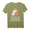 Offizielles Schlafshirt Pyjama mit Kaninchen, Hasen & Bären Motiv – Lustiges Geschenk für Langschläfer, Damen & Herren, Ideal als Geburtstags- oder Relax-Geschenk