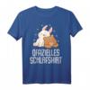 Offizielles Schlafshirt Pyjama mit Kaninchen, Hasen & Bären Motiv – Lustiges Geschenk für Langschläfer, Damen & Herren, Ideal als Geburtstags- oder Relax-Geschenk