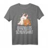 Offizielles Schlafshirt Pyjama mit Kaninchen, Hasen & Bären Motiv – Lustiges Geschenk für Langschläfer, Damen & Herren, Ideal als Geburtstags- oder Relax-Geschenk