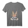Damen Osterhase T-Shirt im Leoparden Look - Partnerlook Outfit & Witziges Ostergeschenk für Mütter, Töchter & Tanten