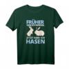 Kaninchen Früher war ich normal jetzt hab ich Hasen T-Shirt – Lustiges Geschenk für Hasenfans und Tierliebhaber