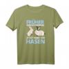 Kaninchen Früher war ich normal jetzt hab ich Hasen T-Shirt – Lustiges Geschenk für Hasenfans und Tierliebhaber