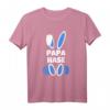 Papa Hase Osterhase Ostern Familien Partnerlook T-Shirt – Lustiges Osteroutfit für die ganze Familie & Geschenkidee