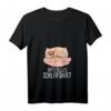Damen Hasen Offizielles Schlafshirt mit V-Ausschnitt – Kuscheliges Kuschelshirt für Hasenfans, Langschläfer und Faulenzer
