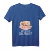 Damen Hasen Offizielles Schlafshirt mit V-Ausschnitt – Kuscheliges Kuschelshirt für Hasenfans, Langschläfer und Faulenzer