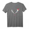 Damen Rentier Rudolph Weihnachts-T-Shirt mit roter Nase – Perfekt als Geschenkidee für Weihnachten, Familienfeiern & besondere Anlässe