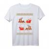 Lustiges Weihnachtsmann T-Shirt mit Rentieren - Humorvolles Design für Damen und Herren, Geschenkidee für Weihnachten 2021