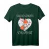 Staatlich geprüftes Schlafshirt mit lustigem Hase und Fuchs - Perfektes Geschenk für Langschläfer, Kuschelpaare und Valentinstag