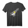 Lustiges Papagei T-Rex T-Shirt | Niedlicher schreiender Vogel für Tierliebhaber & Dinosaurie-Fans