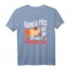 Meerschweinchen Sind Meine Lieblingstiere Tier Süß Haustier T-Shirt - Lustiges Geschenk für Tierliebhaber & Freunde