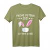 Lustiges Osterhase Kostüm mit Gesichtsmaske & Osternest T-Shirt – Perfekt für Osterfeiern, Eiersuche & als Osterdeko für Damen und Herren