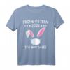 Lustiges Osterhase Kostüm mit Gesichtsmaske & Osternest T-Shirt – Perfekt für Osterfeiern, Eiersuche & als Osterdeko für Damen und Herren